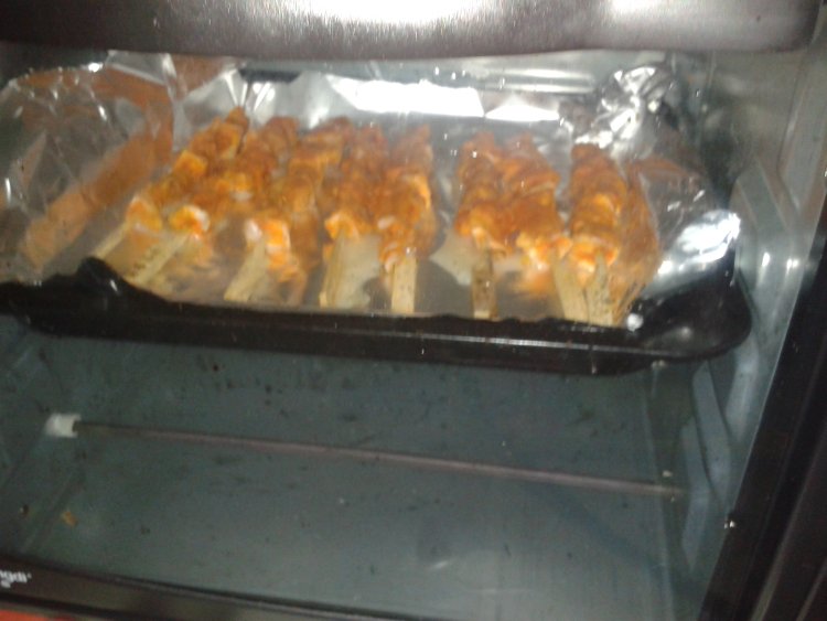 烤骨肉相连串的做法步骤6